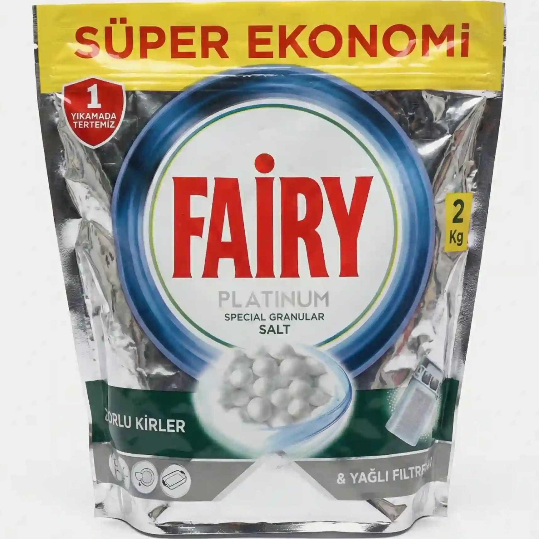 نمک ظرفشویی فایری (Fairy) مدل اورجینال، وزن ۱.۵ کیلوگرم